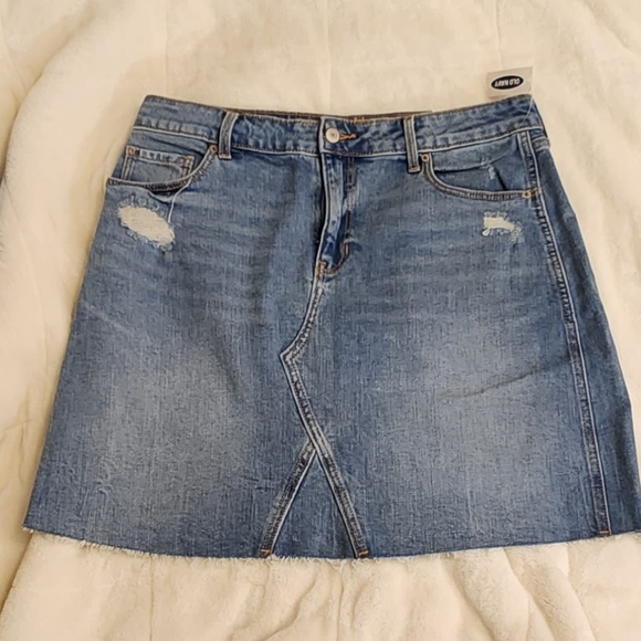 Old Navy denim skirt A-line NWT Size 8 - Picture 1 of 6